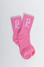 Designer Pure Organic Cotton Pink Marshmallow Socks