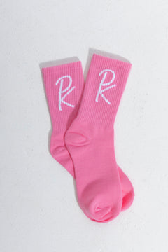 Designer Pure Organic Cotton Pink Marshmallow Socks