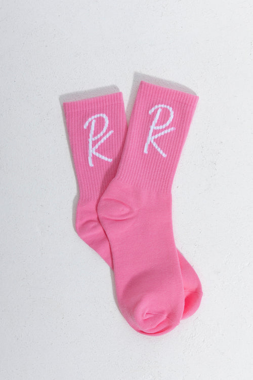 Designer Pure Organic Cotton Pink Marshmallow Socks