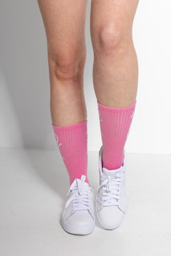Designer Pure Organic Cotton Pink Marshmallow Socks